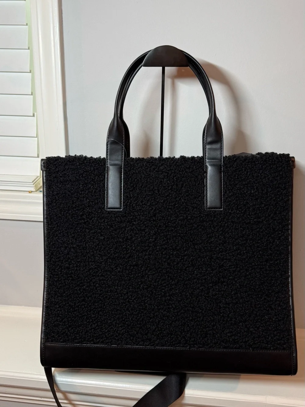 Michael Kors Cooper Medium Sherpa Convertible Tote Bag